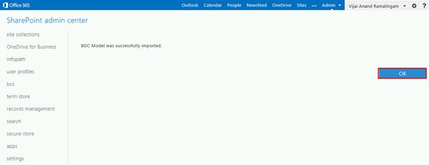 BDC Model is imported successfully